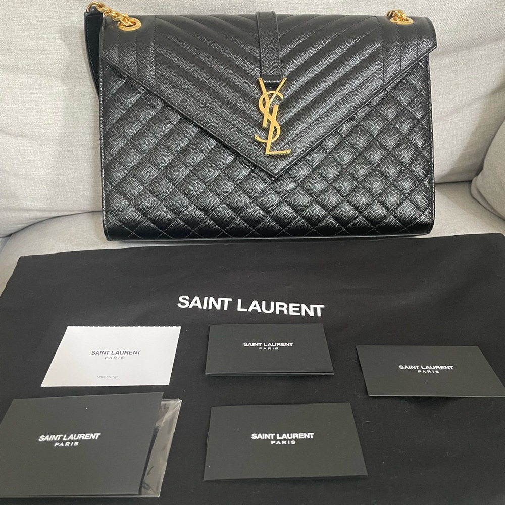 SAINT LAURENT ENVELOPE LARGE BAG